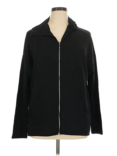 Pre-owned Bobeau Zip Up Hoodie In Black