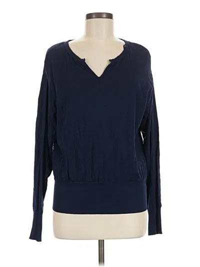 Pre-owned Bobi Long Sleeve T-shirt In Blue