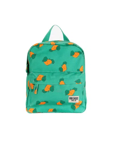 Bobo Choses Backpack "tangerine" In Green
