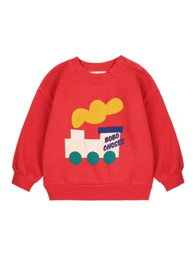 Bobo Choses "bobo Choo Choo" Sweatshirt In Red