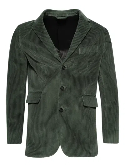 Bode Corduroy-effect Blazer In Green