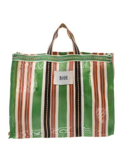 Pre-owned Bode Tote In Neutrals