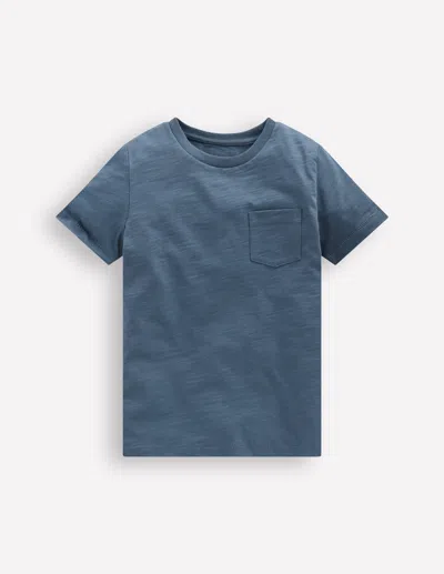 Boden Kids' Boys Everyday Short Sleeve T-shirt In Blue | Size 5-6 Years