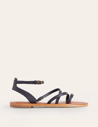 Boden Everyday Flat Sandals Navy Women