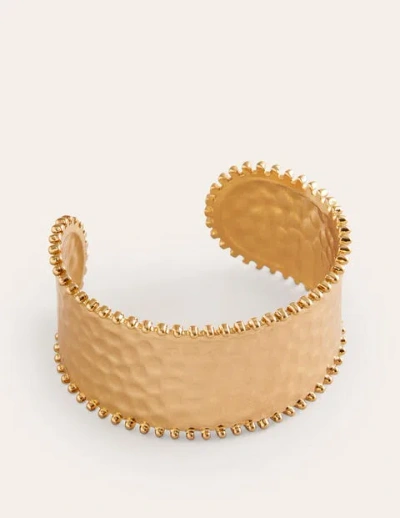 Boden Hammered Cuff Bracelet Gold Women