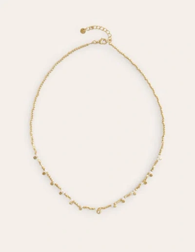 Boden Layering Bead Necklace Gold Women