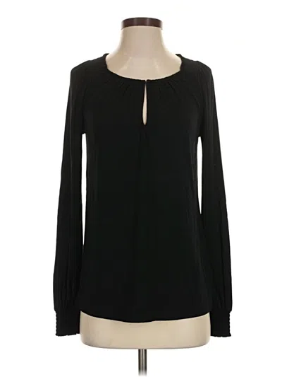 Pre-owned Boden Long Sleeve T-shirt In Black