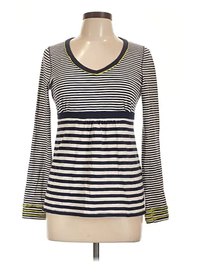 Pre-owned Boden Long Sleeve T-shirt In Blue