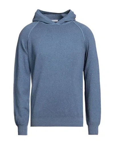 Boglioli Man Sweater Slate Blue Size M Cotton, Cashmere, Silk
