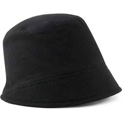 Bogner Amoux Knitted Bucket Hat In Black