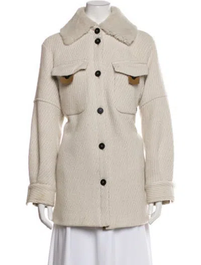 Pre-owned Bogner Cashmere Printed Jacket In Neutrals
