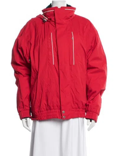 Pre-owned Bogner Nylon Down Jacket In Red