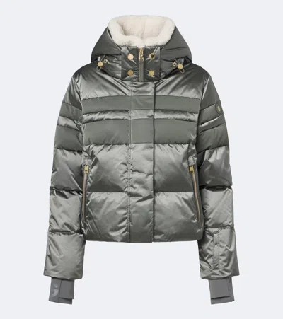 Bogner Sillad Down Ski Jacket In Silver