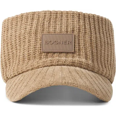 Bogner Sport Tessie Knitted Visor In Hazel