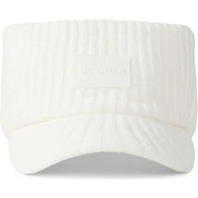 Bogner Sport Tessie Knitted Visor In Off-white