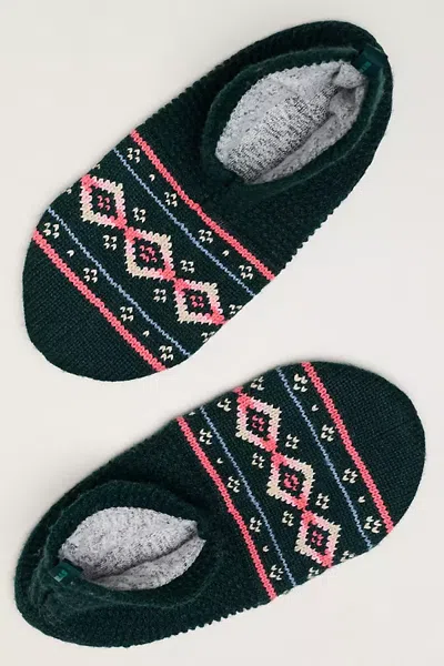 Bombas Gripper Slippers In Animal Print