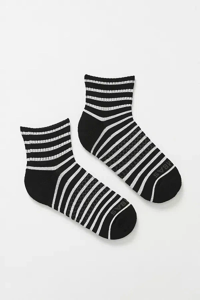 Bombas Striped Socks In Black
