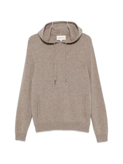 Bompard Cashmere Hoodie In Neutral