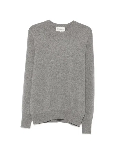 Bompard Crew-neck Cashmere Knit In Gray