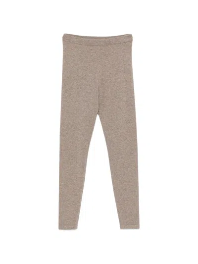 Bompard Jersey Leggings In Nude
