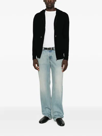 Bompard Zip-up Hoodie In Black