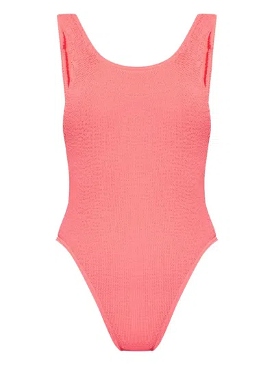 Bondeye Maxam Crinkled Swimsuit In Pink