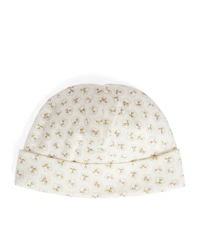 Bonpoint Kids'  Cotton Cherry-print Hat In White
