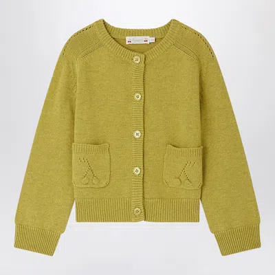 Bonpoint Kids' Pistachio Green Elisea Cardigan