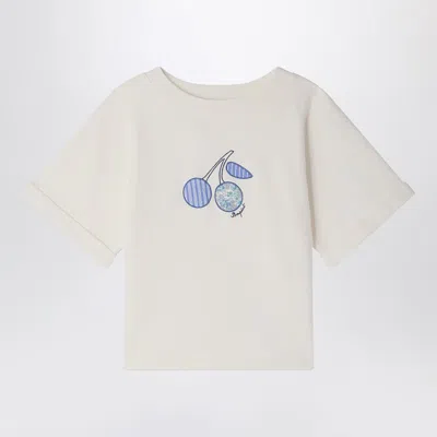 Bonpoint Kids' T-shirt Faros White In Cotton