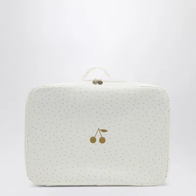 Bonpoint White/gold Polka Dot Roof Box
