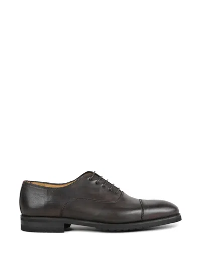 Bontoni Savoia Cap-toe Shoes In Brown