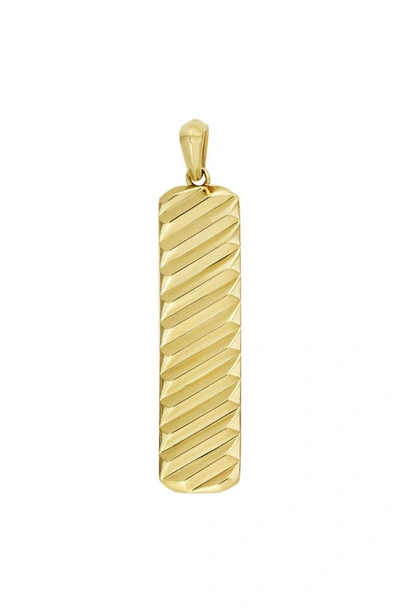 Bony Levy 14k Gold Bar Pendant In 14k Yellow Gold