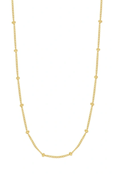 Bony Levy 14k Gold Bead Station Necklace In 14k Yellow Gold