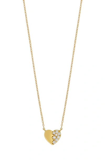Bony Levy Bl Icon Diamond Heart Pendant Necklace In 18k Yellow Gold