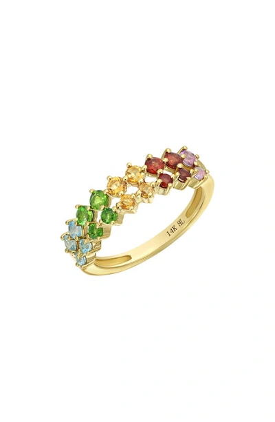 Bony Levy Blc 14k Gold Semiprecious Stone Stackable Ring In 14k Yellow Gold