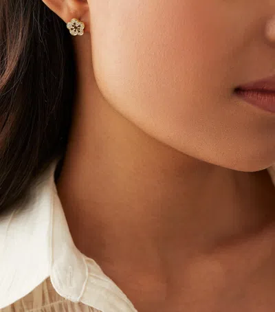 Boodles Yellow Gold And Diamond Blossom Stud Earrings