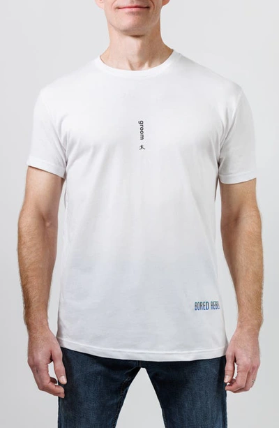 Bored Rebel Groom Moisture Wicking T-shirt In White