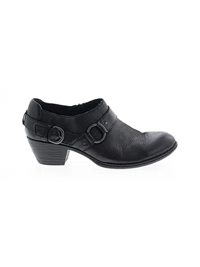 Pre-owned Born Ankle Boots In Black
