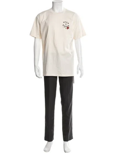 Pre-owned Born X Raised Graphic Print Crew Neck T-shirt In Neutrals