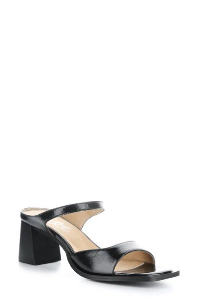 Bos. & Co. Briar Slide Sandal In Black Nappalak