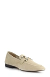 Bos. & Co. Macie Loafer In Beige Kid Suede