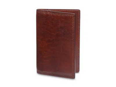 Bosca Dolce Italia Calling Card Case In Dark Brown