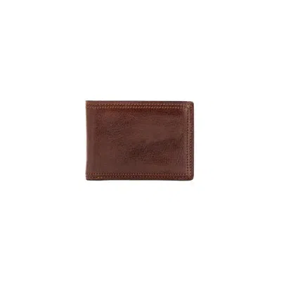 Bosca Dolce Small Bifold Wallet In Dark Brown
