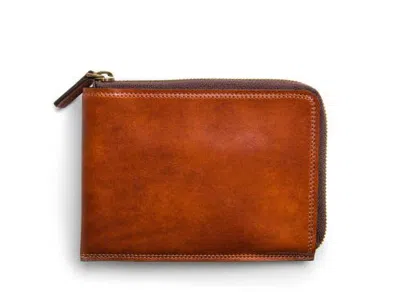 Bosca Dolce Zip Passport/travel Documents In Brown