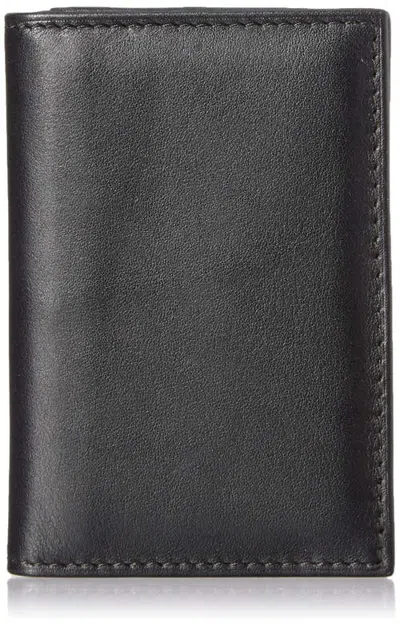 Bosca Leather Card Case In Black