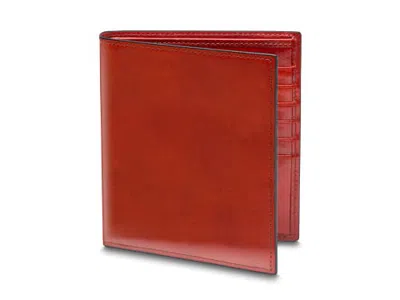 Bosca Old Leather Italia 12 Pocket Credit Wallet In Cognac
