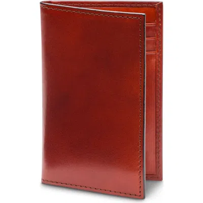 Bosca Old Leather Italia 8 Pocket Credit Card Case In Cognac