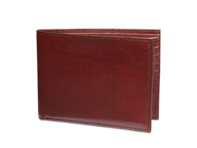 Bosca Old Leather Italia 8 Pocket Deluxe Executive Wallet In Dark Brown