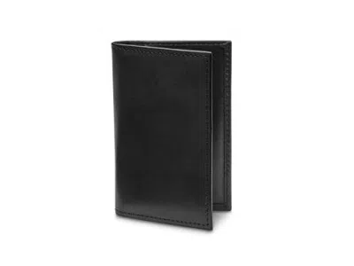 Bosca Old Leather Italia Calling Card Case In Black