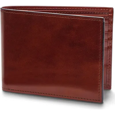 Bosca Old Leather Italia Continental Id Wallet In Dark Brown